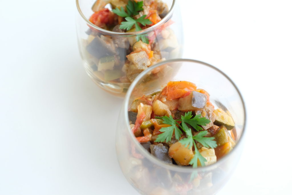 Ratatouille en verrine