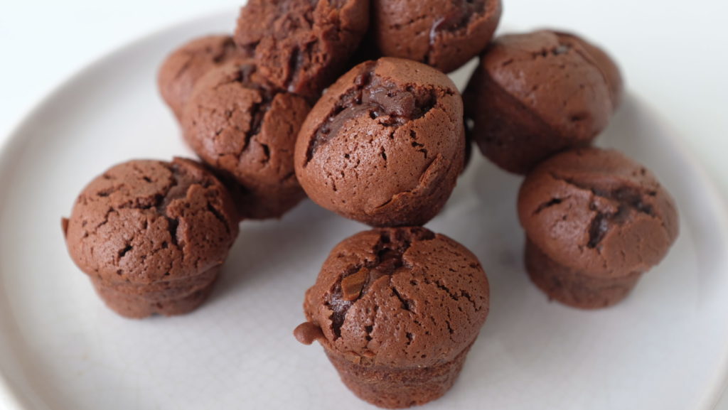 Mini-moelleux au chocolat