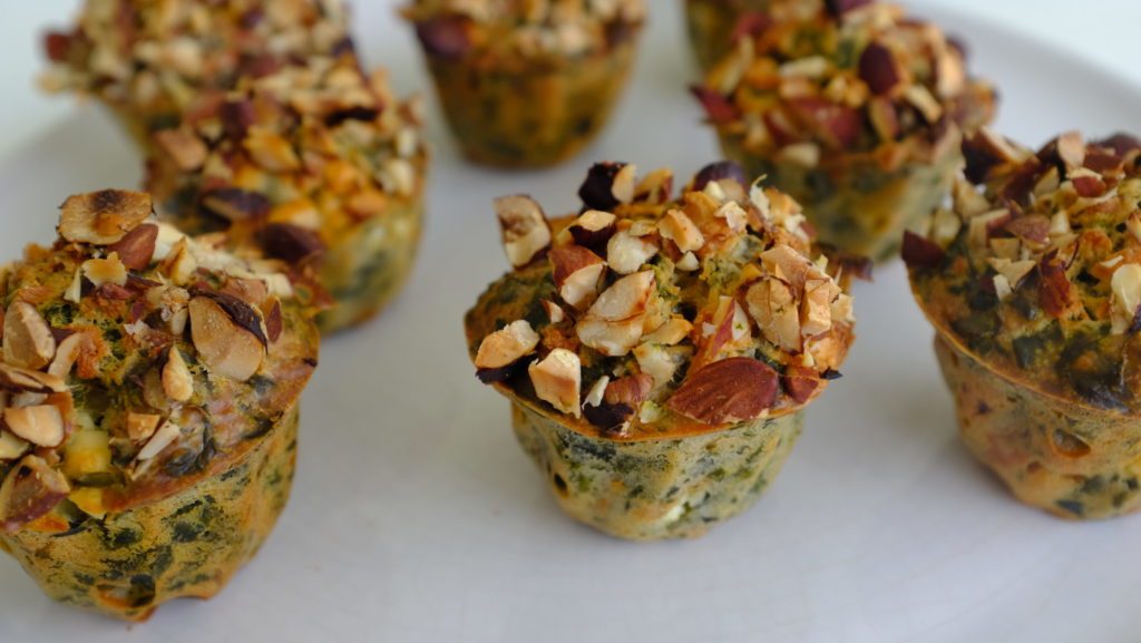 Muffins épinards et feta