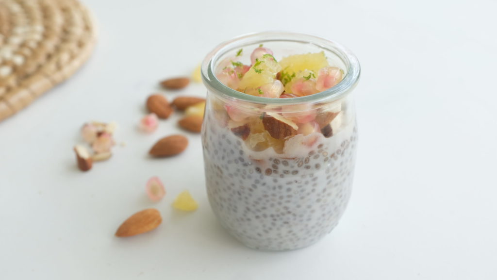 Pudding de graines de chia exotique