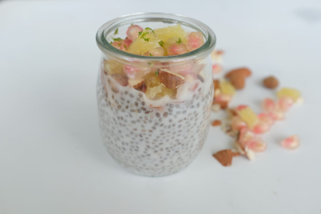 Pudding de graines de chia exotique