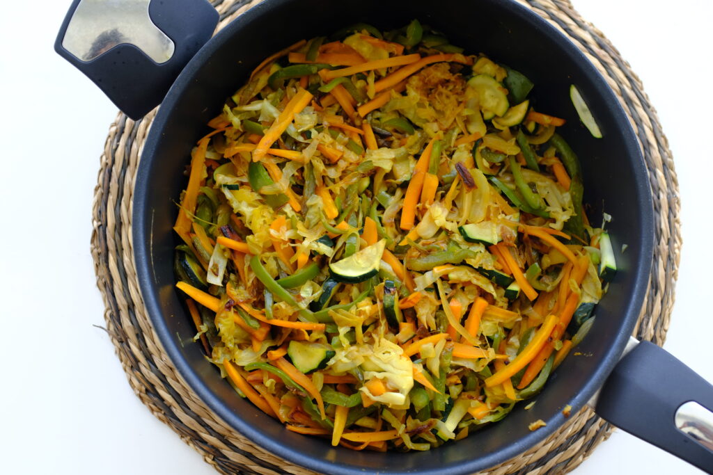 Poêlée de légumes variés