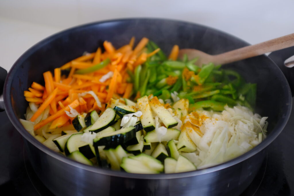 Une cuisson à feu vif
